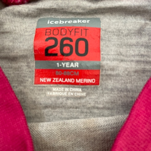2/$30 toddler icebreaker 100% merino wool top - Picture 8 of 8